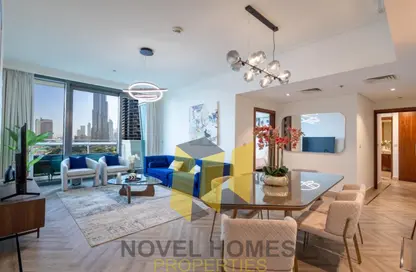 Apartment - 2 Bedrooms - 2 Bathrooms for rent in Burj Vista 2 - Burj Vista - Downtown Dubai - Dubai