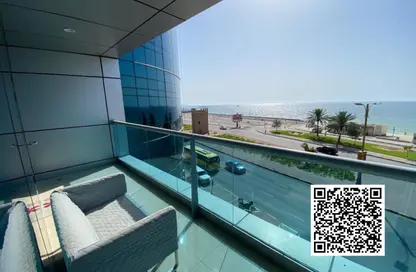 Apartment - 2 Bedrooms - 2 Bathrooms for rent in Ajman Corniche Residences - Ajman Corniche Road - Ajman