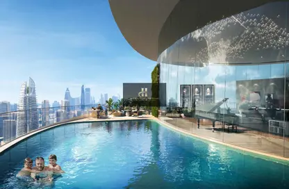 صورة لـ حوض سباحة شقة - غرفة نوم - 2 حمامات للبيع في كانال كراون - الخليج التجاري - دبي ، صورة رقم 1