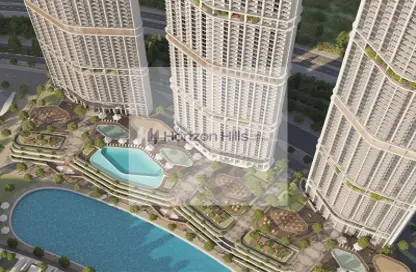 Apartment - 1 Bedroom - 1 Bathroom for sale in 350 Riverside Crescent - Sobha Hartland II - Bukadra - Dubai
