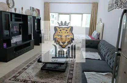 Apartment - Studio - 1 Bathroom for rent in Ajman One Towers - Al Sawan - Ajman