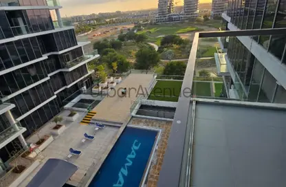 Pool image for: Apartment - 1 Bathroom for rent in Golf Panorama B - Golf Panorama - DAMAC Hills - Dubai, Image 1