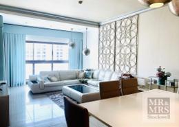 Living / Dining Room image for: Apartment - 1 bedroom - 2 bathrooms for rent in Golden Mile 7 - Golden Mile - Palm Jumeirah - Dubai, Image 1