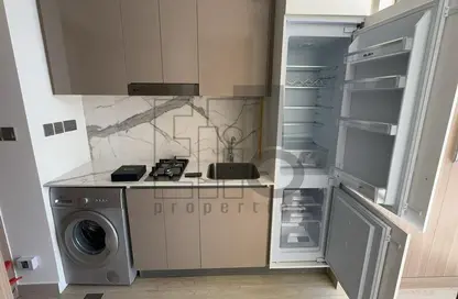 Kitchen image for: Apartment - 1 Bathroom for rent in AZIZI Riviera 16 - Meydan One - Meydan - Dubai, Image 1
