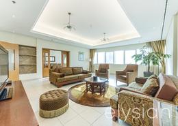 Living Room image for: Apartment - 3 bedrooms - 4 bathrooms for rent in Tamani Hotel Marina - Al Sufouh Road - Al Sufouh - Dubai, Image 1
