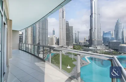 صورة لـ شرفة بنتهاوس - 3 غرف نوم - 4 حمامات للبيع في ذا ريزيدنس 6 - برج ريزيدنس - دبي وسط المدينة - دبي ، صورة رقم 1