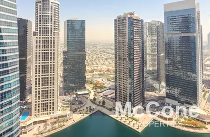 شقة - غرفة نوم - 2 حمامات للايجار في خور الجميرا 1 - (JLT) مجمع X - أبراج بحيرة الجميرا - دبي