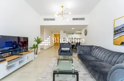 Living / Dining Room image for: Apartment - 2 Bedrooms - 3 Bathrooms for rent in Zubaida Residency - Majan - Dubai, Image 1