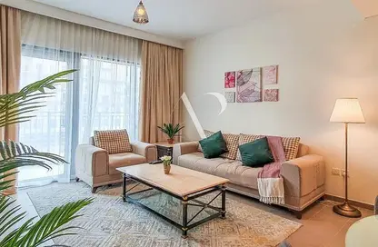 Living Room image for: Apartment - 1 Bedroom - 1 Bathroom for rent in Park Heights 2 - Park Heights - Dubai Hills Estate - Dubai, Image 1