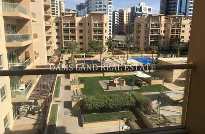 شقة - غرفة نوم - 1 حمام للايجار في الغزلان - 1 - الغزلان - جرينز - دبي