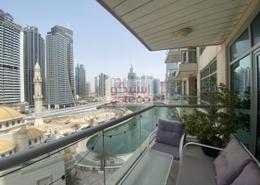 Balcony image for: Apartment - 1 bedroom - 2 bathrooms for sale in Blakely Tower - Park Island - Dubai Marina - Dubai, Image 1