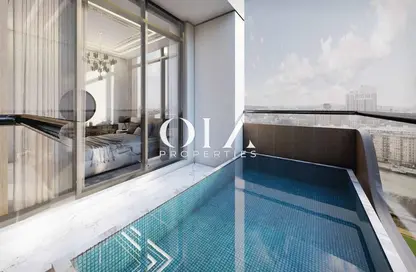 Pool image for: Apartment - 1 Bathroom for sale in Samana Waves 2 - Samana Waves - Jumeirah Village Circle - Dubai, Image 1