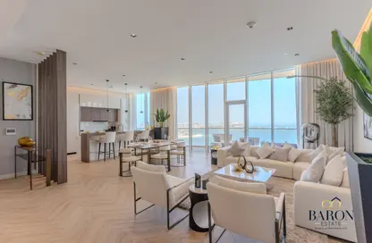Apartment - 3 Bedrooms - 4 Bathrooms for rent in Tanzanite - Tiara Residences - Palm Jumeirah - Dubai