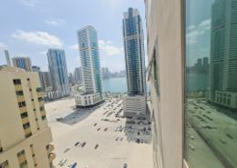 Outdoor Building image for: Apartment - 1 bedroom - 2 bathrooms for rent in Al Hafeet Tower - Al Khan - Sharjah, Image 1