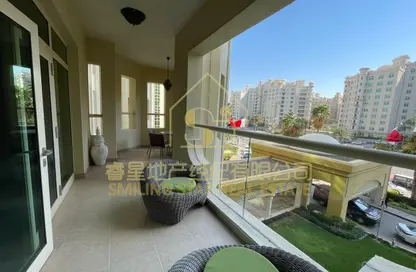 Apartment - 2 Bedrooms - 3 Bathrooms for rent in Al Das - Shoreline Apartments - Palm Jumeirah - Dubai