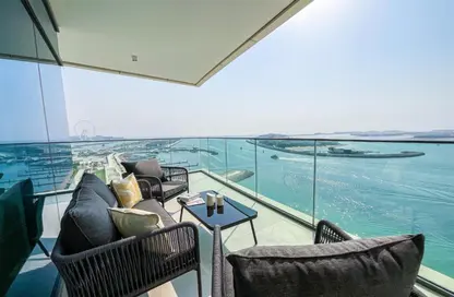 Balcony image for: Apartment - 3 Bedrooms - 4 Bathrooms for rent in Beach Vista - EMAAR Beachfront - Dubai Harbour - Dubai, Image 1