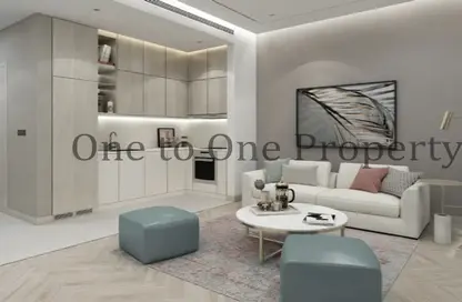 Living Room image for: Apartment - 1 Bathroom for sale in Al Jubail Island - Abu Dhabi, Image 1