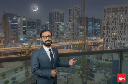 شقة - 2 غرف نوم - 3 حمامات للايجار في برج سفير 2 - ابراج سفير - الخليج التجاري - دبي