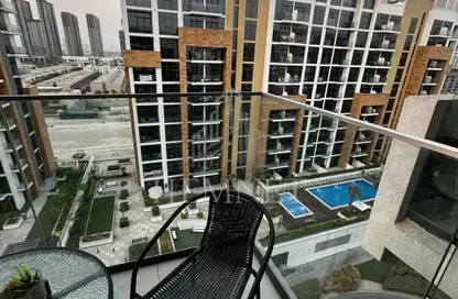 Apartment - Studio - 1 Bathroom for rent in Azizi Riviera 25 - Meydan One - Meydan - Dubai
