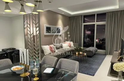 Living / Dining Room image for: Apartment - 2 Bedrooms - 3 Bathrooms for rent in PRIVE BY DAMAC (A) - DAMAC Maison Privé - Business Bay - Dubai, Image 1
