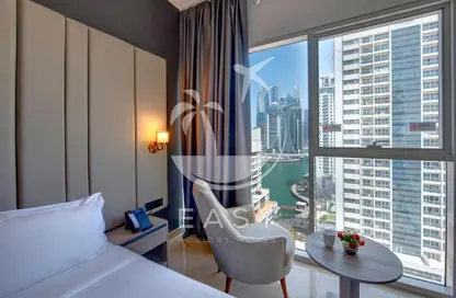 النزل و الشقق الفندقية - 1 حمام للايجار في برج سفير - دبي مارينا - دبي
