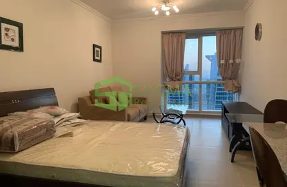 Apartment - Studio - 1 Bathroom for rent in Goldcrest Executive - JLT Cluster C - Jumeirah Lake Towers - Dubai