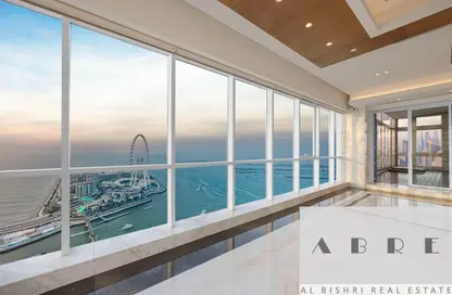 Penthouse - 7+ Bedrooms - 6 Bathrooms for sale in Al Bateen Residences - Jumeirah Beach Residence - Dubai