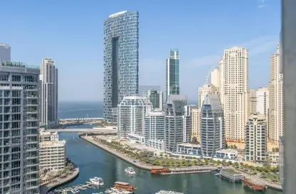 شقة - غرفة نوم - 2 حمامات للايجار في برج إسكان - دبي مارينا - دبي
