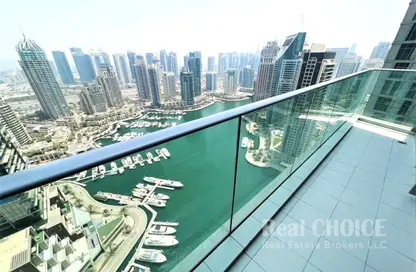 Apartment - 2 Bedrooms - 3 Bathrooms for rent in Damac Heights - Dubai Marina - Dubai