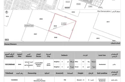 Land - Studio for sale in Al Jurf Industrial 3 - Al Jurf Industrial - Ajman