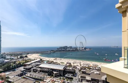 Apartment - 3 Bedrooms - 5 Bathrooms for rent in Roda Amwaj Suites - Amwaj - Jumeirah Beach Residence - Dubai