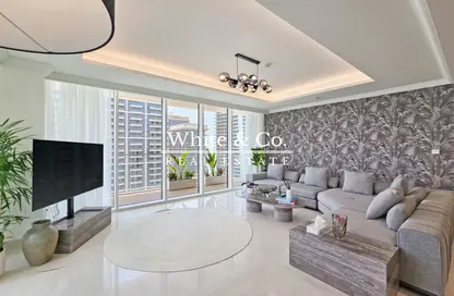 Apartment - 3 Bedrooms - 4 Bathrooms for rent in Palace Beach Residence - EMAAR Beachfront - Dubai Harbour - Dubai