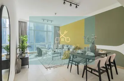 Apartment - 1 Bedroom - 1 Bathroom for rent in MAG 218 - Dubai Marina - Dubai