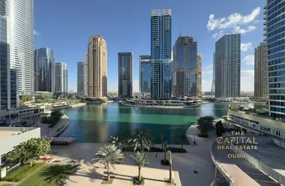 Water View image for: Apartment - 1 Bathroom for sale in Wind Tower 1 - Lake Almas West - Jumeirah Lake Towers - Dubai, Image 1