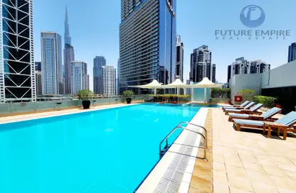 Pool image for: Penthouse - 3 Bedrooms - 5 Bathrooms for rent in Manazel Al Safa - Business Bay - Dubai, Image 1