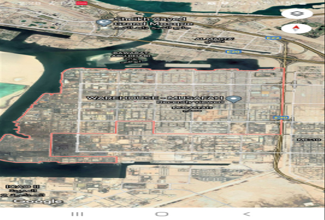 icad city mussafah location map