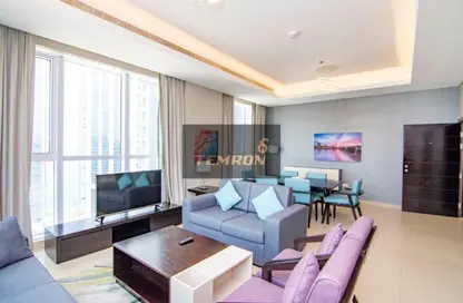 Apartment - 2 Bedrooms - 3 Bathrooms for rent in Al Jowhara Tower - Corniche Road - Abu Dhabi