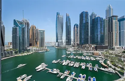 شقة - 3 غرف نوم - 3 حمامات للايجار في برج الحبتور - دبي مارينا - دبي