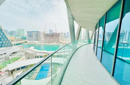 Apartment - 3 Bedrooms - 5 Bathrooms for rent in Water Front Tower B - Waterfront Residential Towers - Tourist Club Area - Abu Dhabi