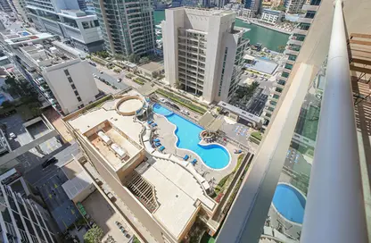 Apartment - 3 Bedrooms - 3 Bathrooms for rent in Marina Mansions - Dubai Marina - Dubai