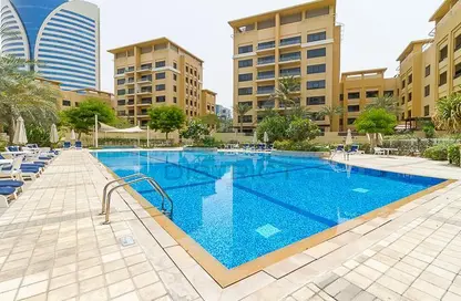Apartment - 3 Bedrooms - 2 Bathrooms for rent in Al Ghaf 3 - Al Ghaf - Greens - Dubai