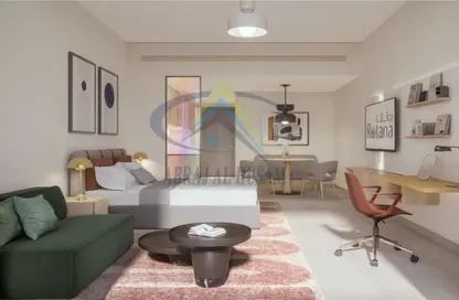 Living / Dining Room image for: Apartment - 3 Bedrooms - 4 Bathrooms for sale in Fay Al Reeman II - Al Shamkha - Abu Dhabi, Image 1