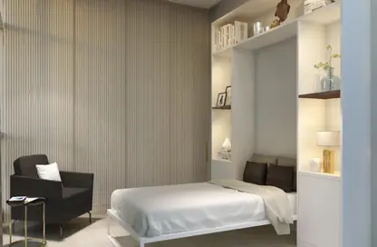 صورة لـ غرفة- غرفة النوم شقة - غرفة نوم - 1 حمام للبيع في إكويتي أركيد - الفرجان - دبي ، صورة رقم 1