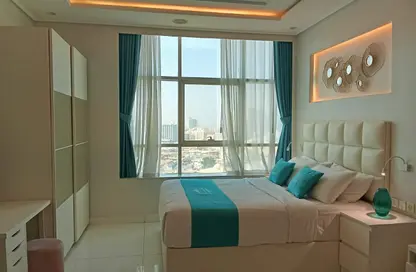 Apartment - Studio - 1 Bathroom for rent in Orient Tower 1 - Orient Towers - Al Bustan - Ajman