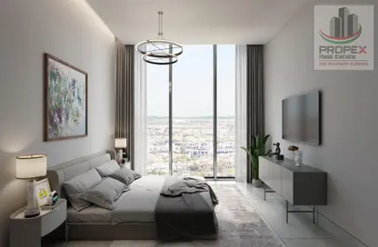 Room / Bedroom image for: Apartment - 1 Bedroom - 2 Bathrooms for sale in Sobha Verde - Jumeirah Lake Towers - Dubai, Image 1