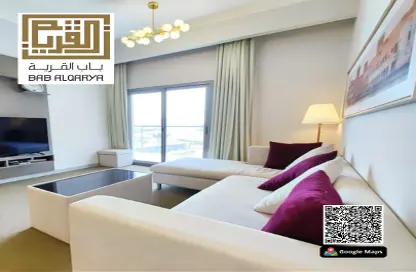 Living Room image for: Apartment - 2 Bedrooms - 2 Bathrooms for rent in BAB ALQarya Tower - Jumeirah Village Circle - Dubai, Image 1