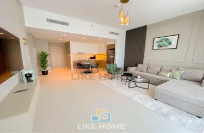 Living / Dining Room image for: Apartment - 2 Bedrooms - 2 Bathrooms for rent in The Grand - Dubai Creek Harbour (The Lagoons) - Dubai, Image 1