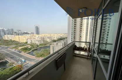 Balcony image for: Apartment - 1 Bedroom - 1 Bathroom for sale in Golf Tower 3 - Golf Towers - The Views - Dubai, Image 1