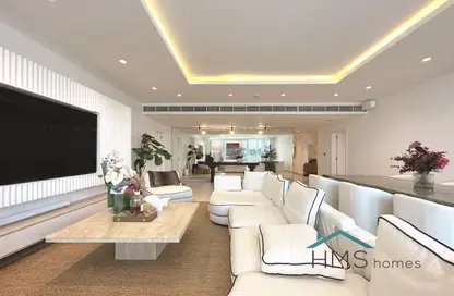 Living Room image for: Apartment - 2 Bedrooms - 3 Bathrooms for sale in Oceana Adriatic - Oceana - Palm Jumeirah - Dubai, Image 1