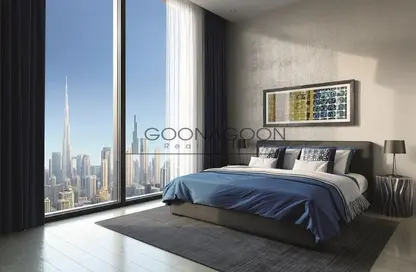 Room / Bedroom image for: Apartment - 1 Bedroom - 1 Bathroom for sale in Creek Vistas Heights - Sobha Hartland - Mohammed Bin Rashid City - Dubai, Image 1